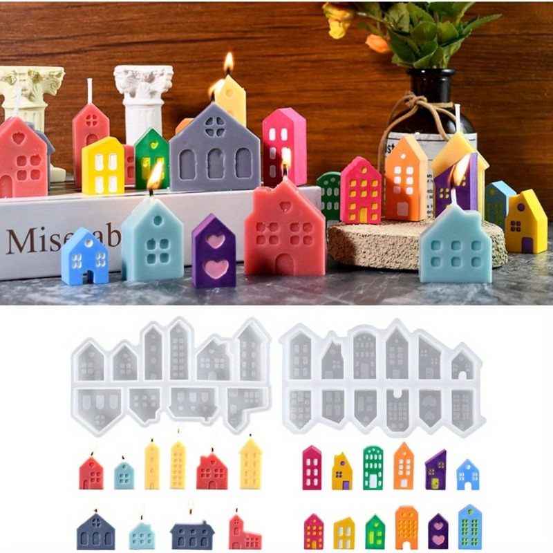 Art Craft House Making - Cetakan Silikon Rumah Natal Bergaya Eropa