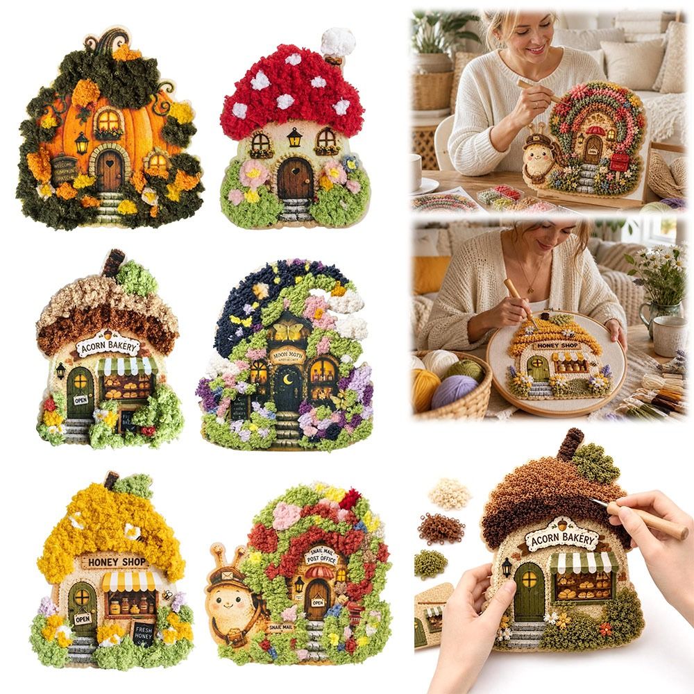 Art Craft Village - Kit Seni Poke Kain 3D Desain