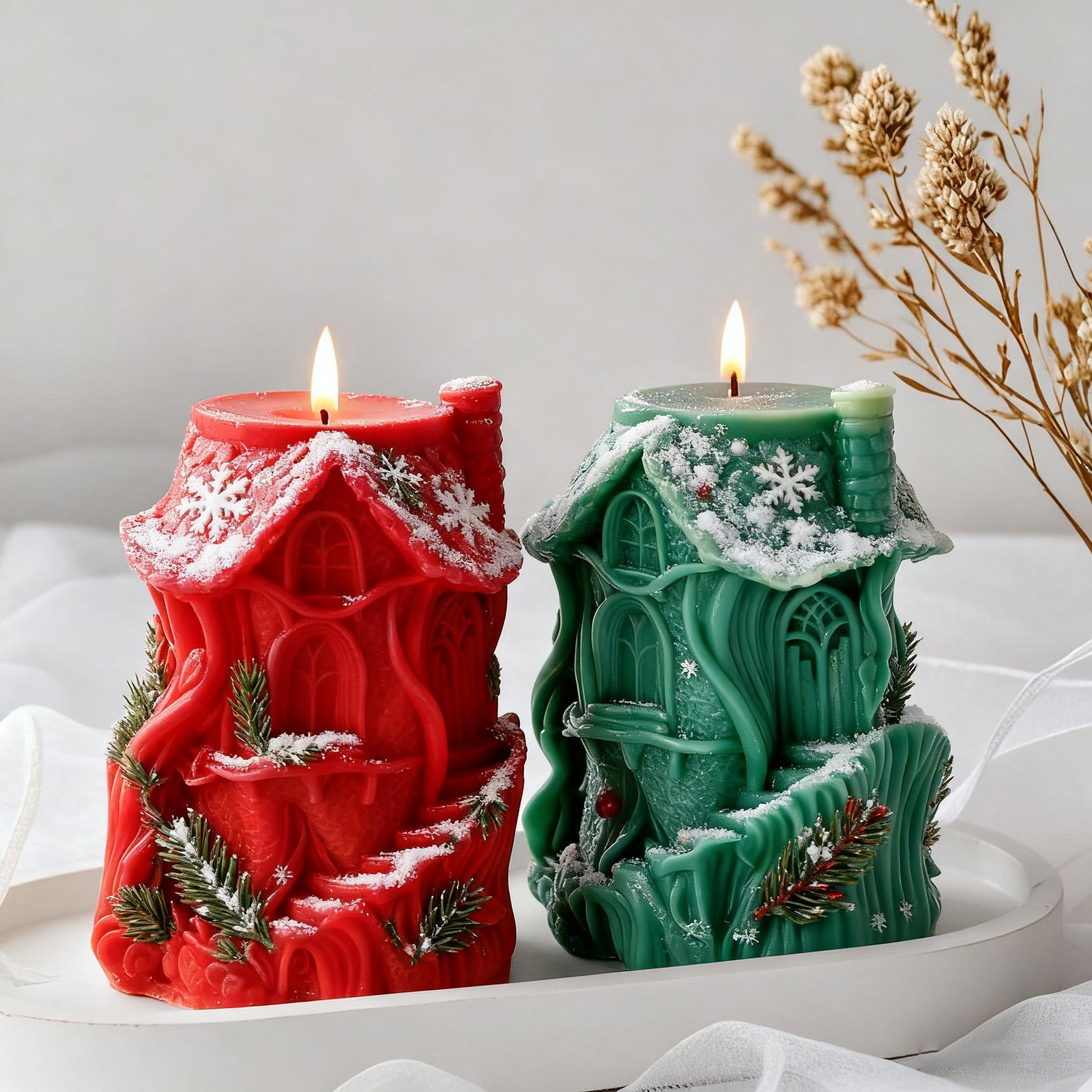 Art Craft House Making - Cetakan Silikon Natal 3D Cetakan Rumah