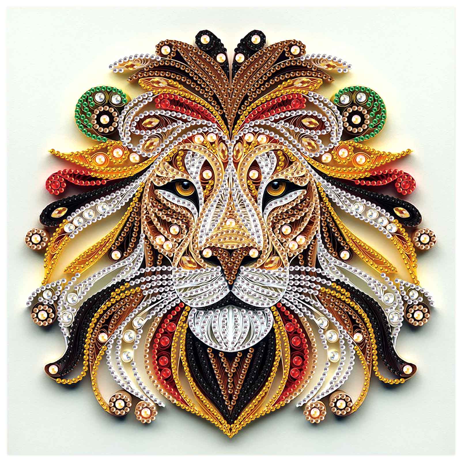 Art Craft Lion - Kit Berlian Bentuk Khusus untuk Pemula,