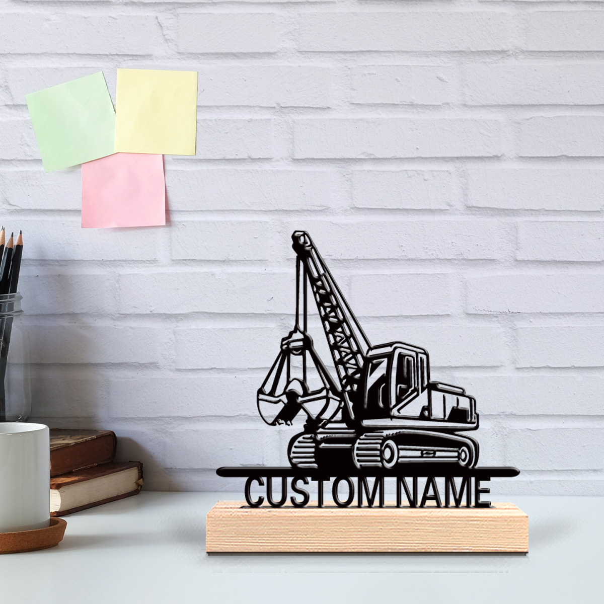 Art Craft Store - 1pc Patung Traktor Custom Huruf Timah,