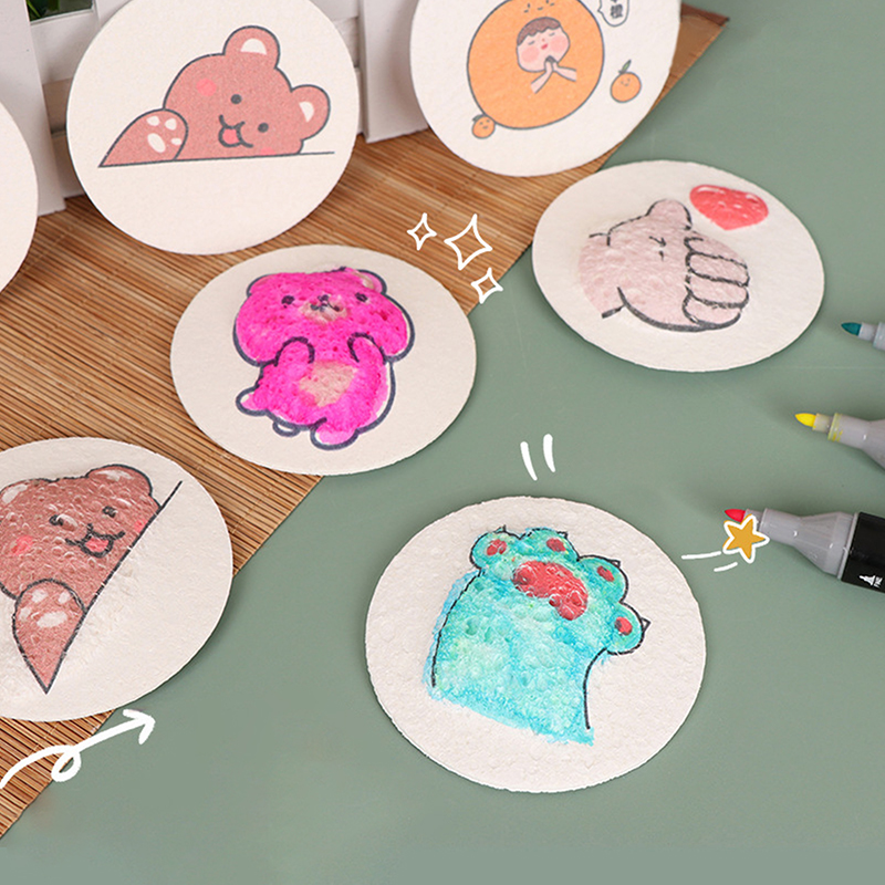 Art Craft Board - 10 Buah Kertas Lukisan Tekstur Busa