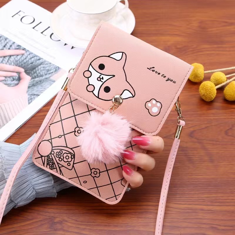 Art Craft Bag - Tas Ponsel Layar Sentuh Pola Kartun