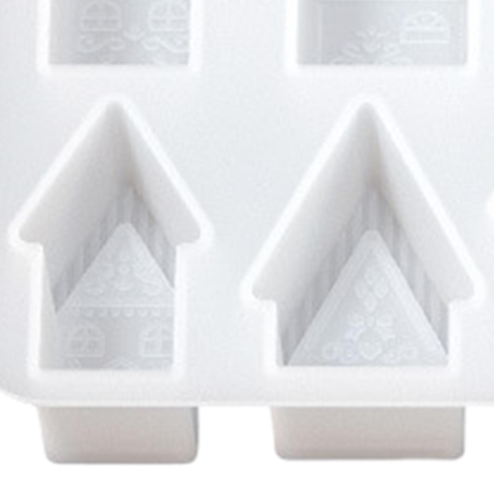 Art Craft House Making - Cetakan Lilin 8 Lubang Bentuk Rumah,