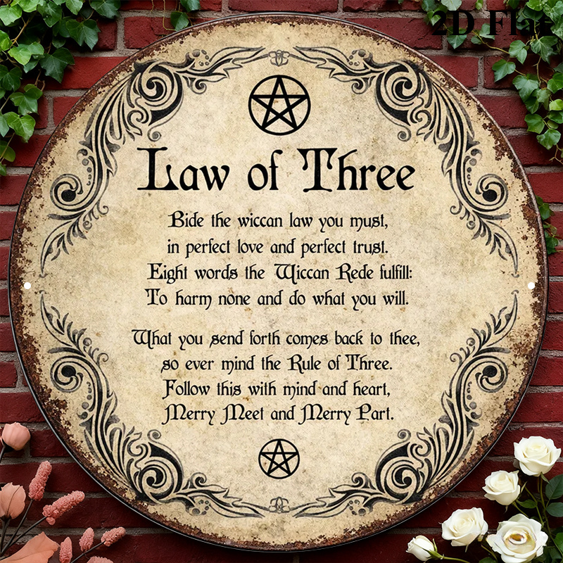 Art & Craft Voucher Code - CIFBUY Vintage Wicca Triple Goddess Aluminium