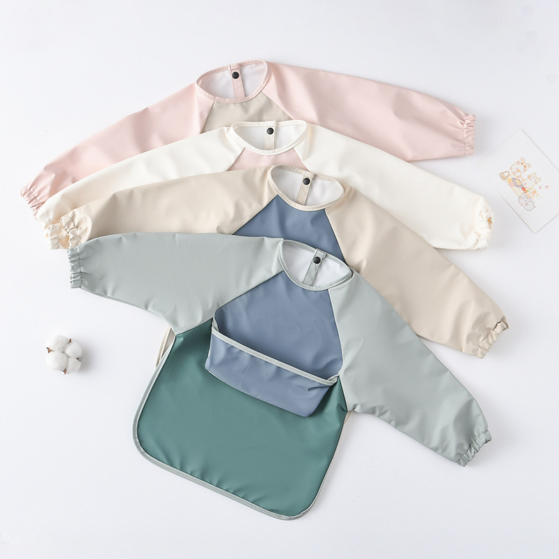 Celemek PU lengan panjang bayi - Art Craft 2 Year Olds ulasan dan harga