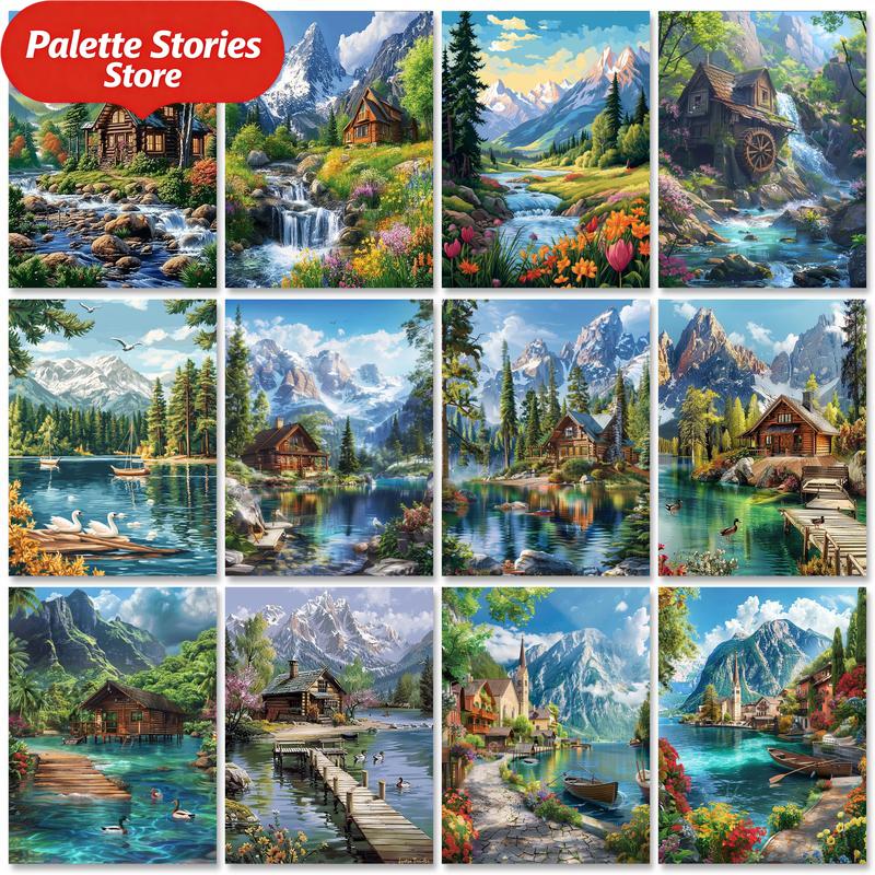 Lukisan Tanpa Bingkai Dengan A - Art Craft Village ulasan dan harga