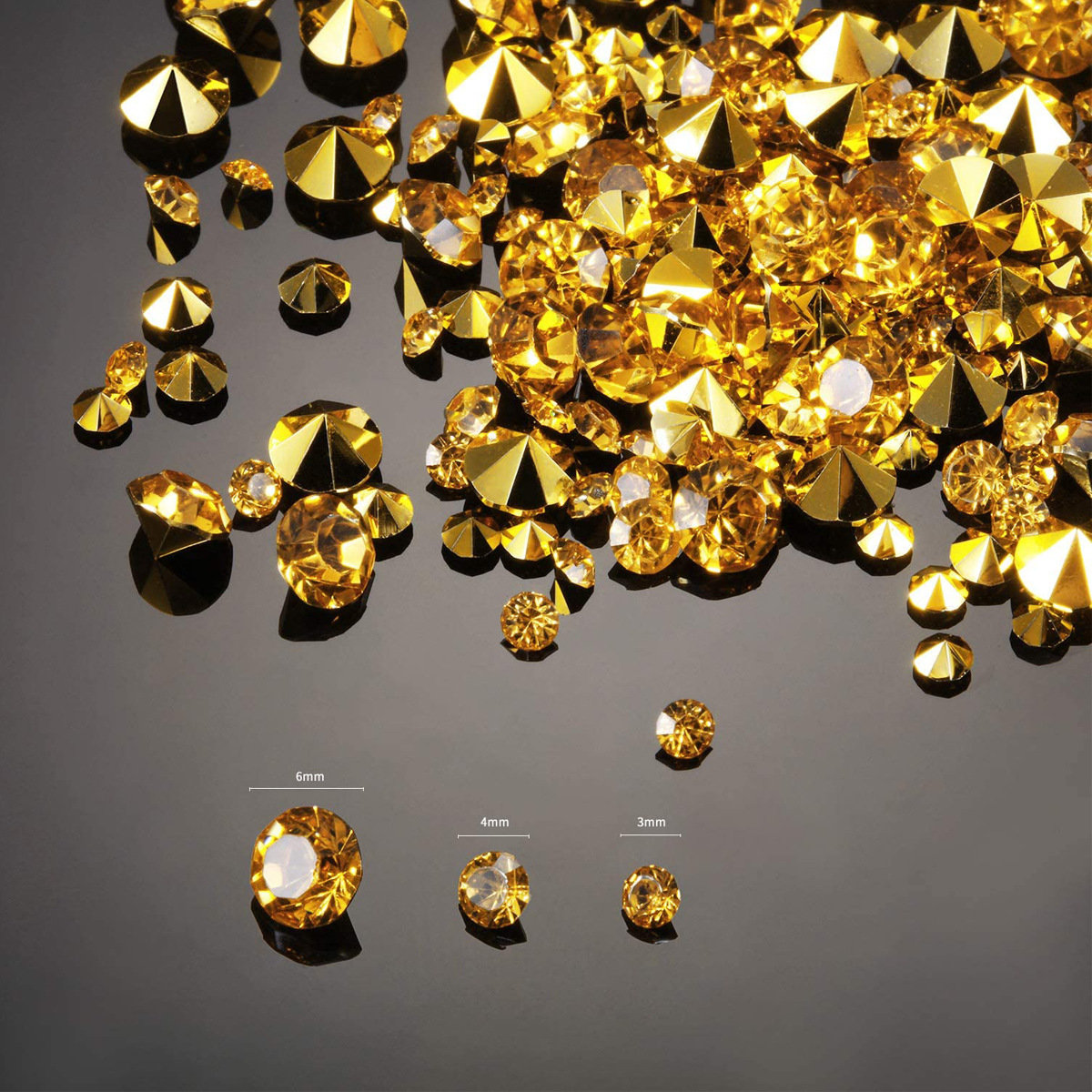 1000pcs Rhinestones Emas Beruj - Art Craft House Making ulasan dan harga