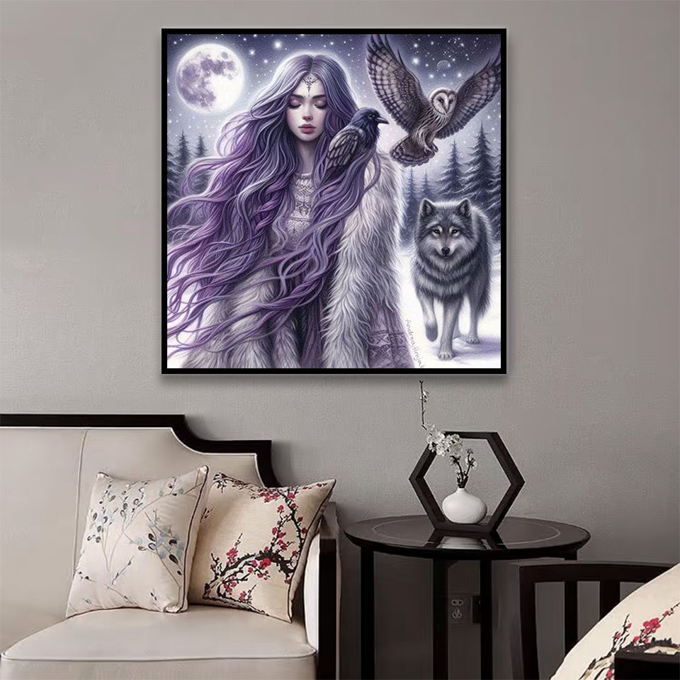 Lukisan Berlian DIY 5D: Seni M - Art Craft Lion ulasan dan harga