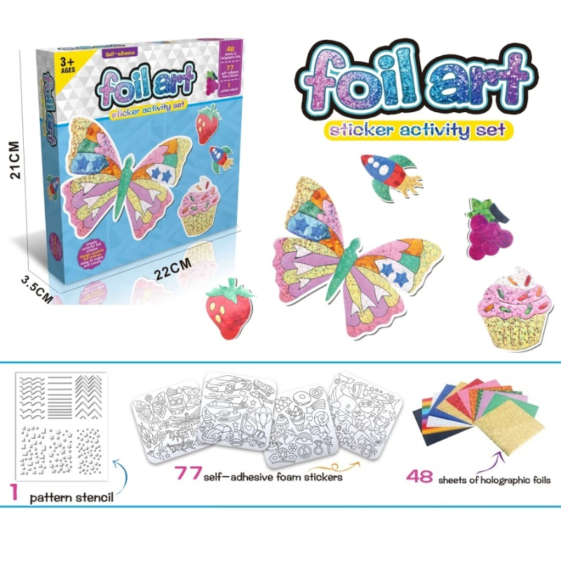 Seni dan Kerajinan Foil untuk  - Art Craft Birthday Party ulasan dan harga