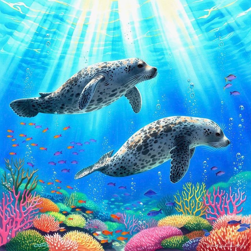 Lukisan Berlian 5d Singa Laut  - Art Craft Lion ulasan dan harga