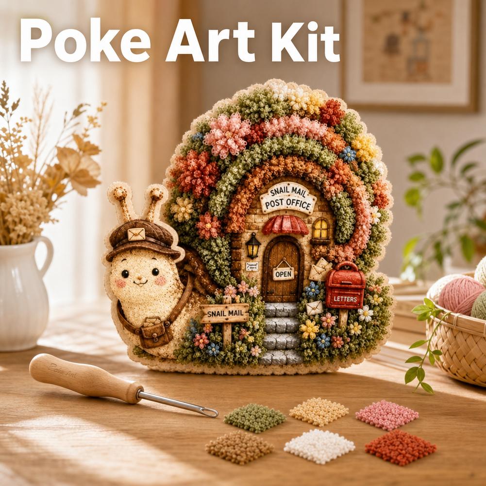 Kit Seni Poke Kain 3D Desain P - Art Craft Village ulasan dan harga