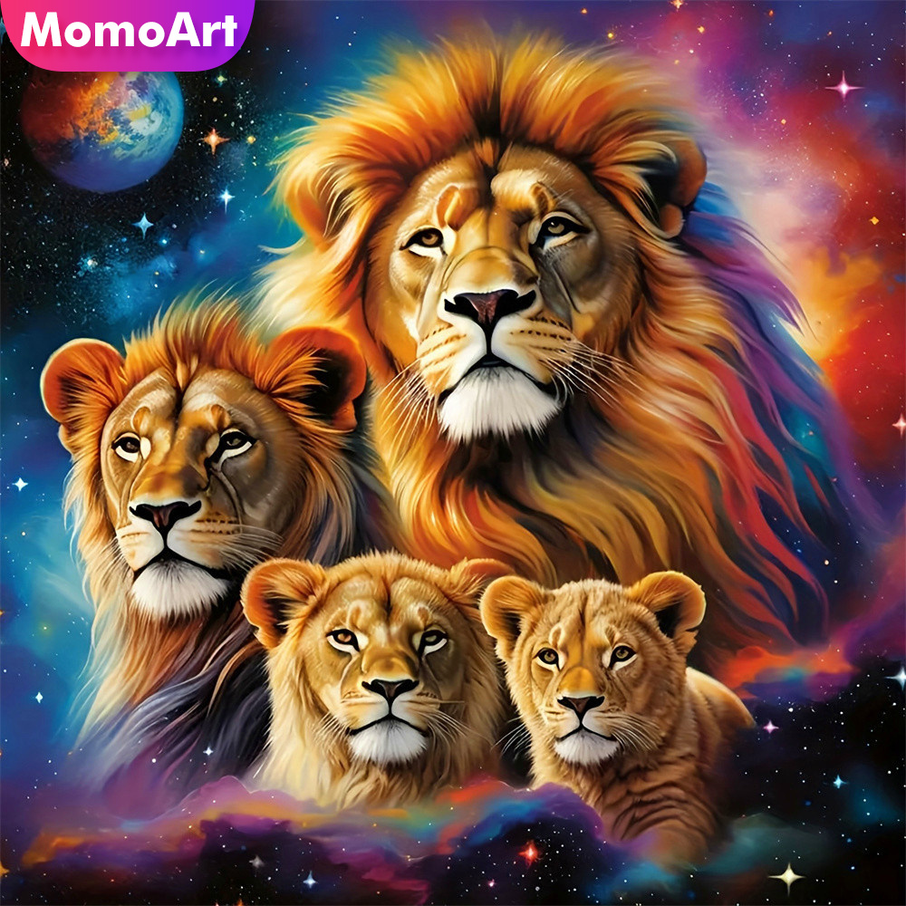 Momoart Lukisan Berlian Gambar - Art Craft Lion ulasan dan harga