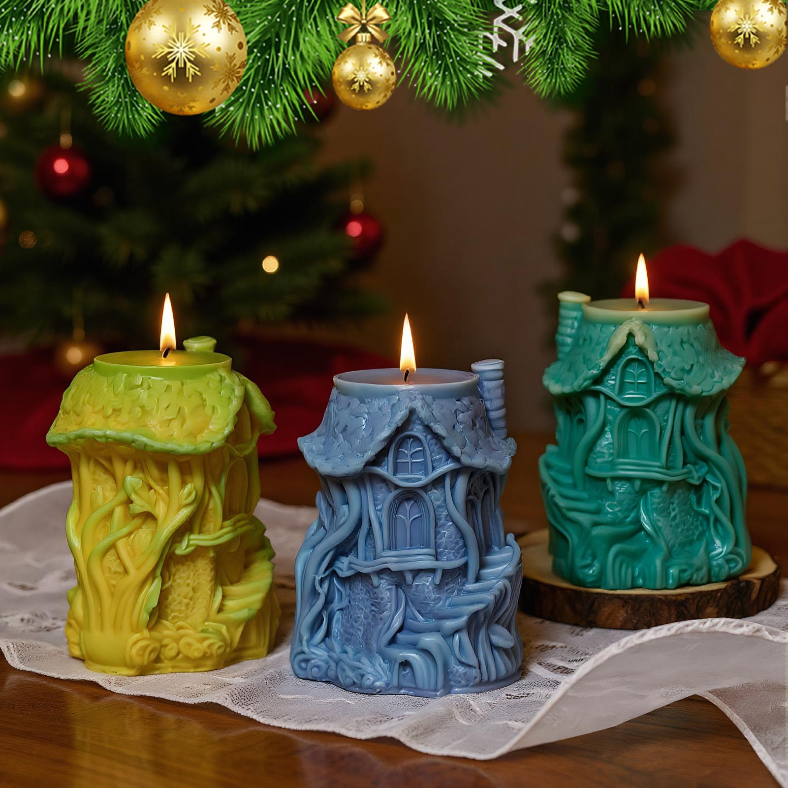 Cetakan Silikon Natal 3D Cetak - Art Craft House Making ulasan dan harga