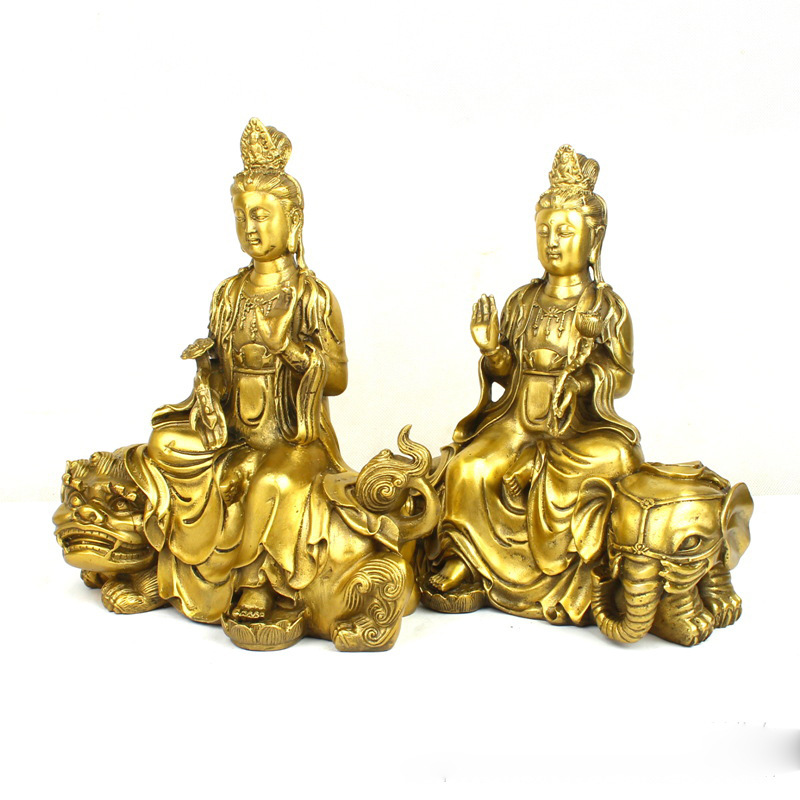 Patung Buddha Manjushri Samant - Art Craft Lion ulasan dan harga