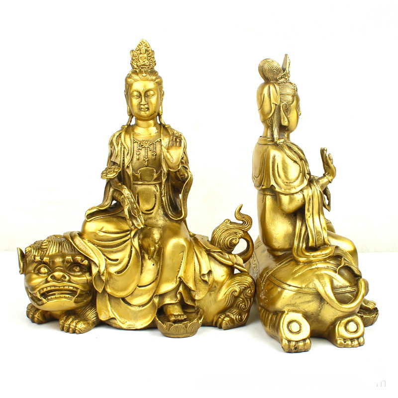 Patung Buddha Manjushri Samant - Art Craft Lion ulasan dan harga