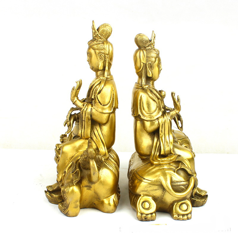 Patung Buddha Manjushri Samant - Art Craft Lion ulasan dan harga