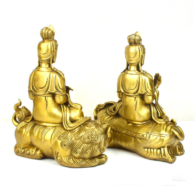 Patung Buddha Manjushri Samant - Art Craft Lion ulasan dan harga