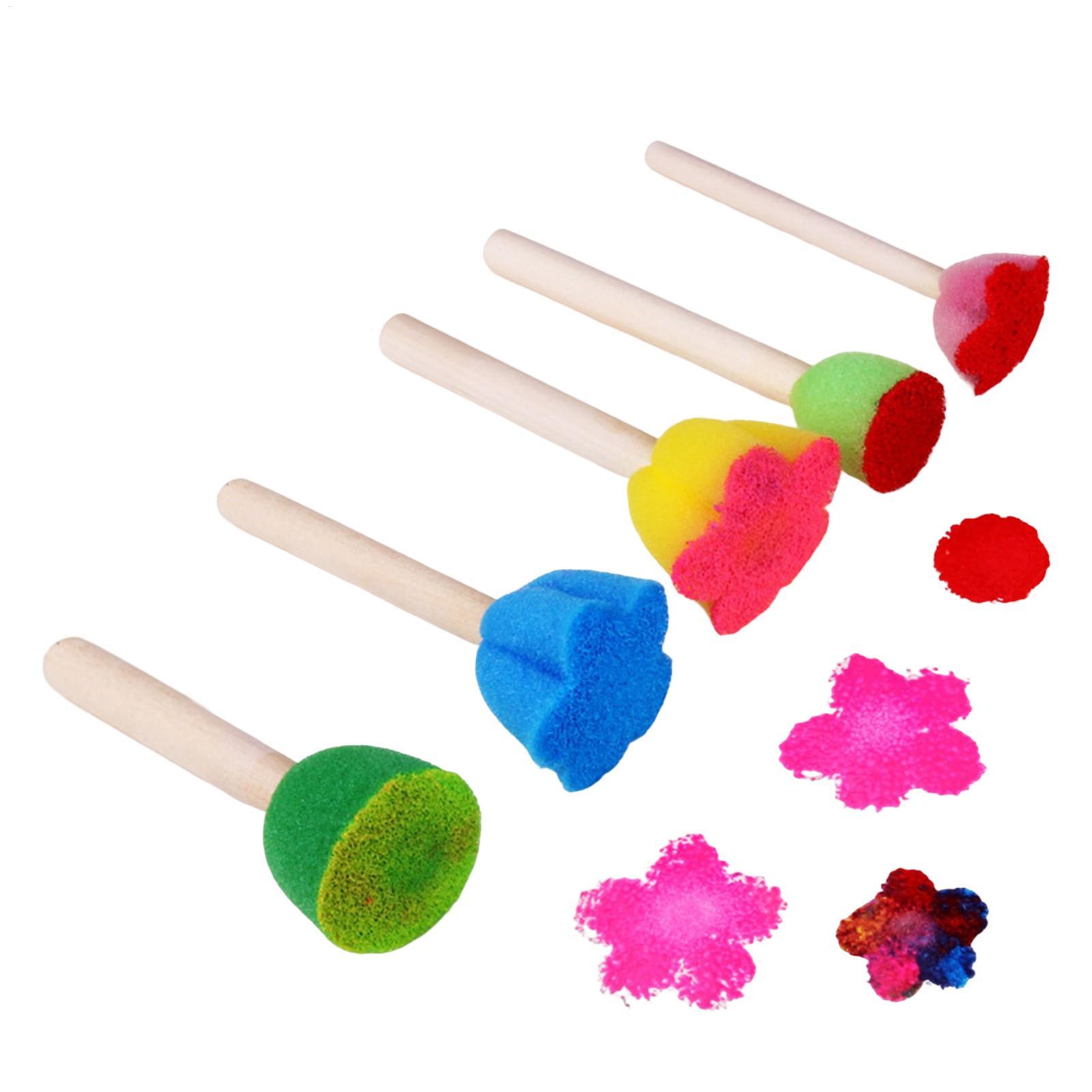 5 Buah Spons Cat Anak-anak yan - Art Craft For Preschool ulasan dan harga