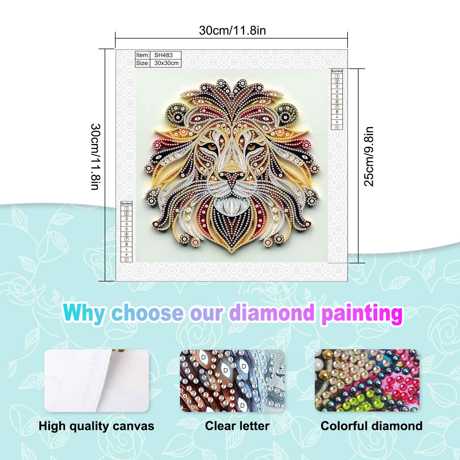 Kit Berlian Bentuk Khusus untu - Art Craft Lion ulasan dan harga