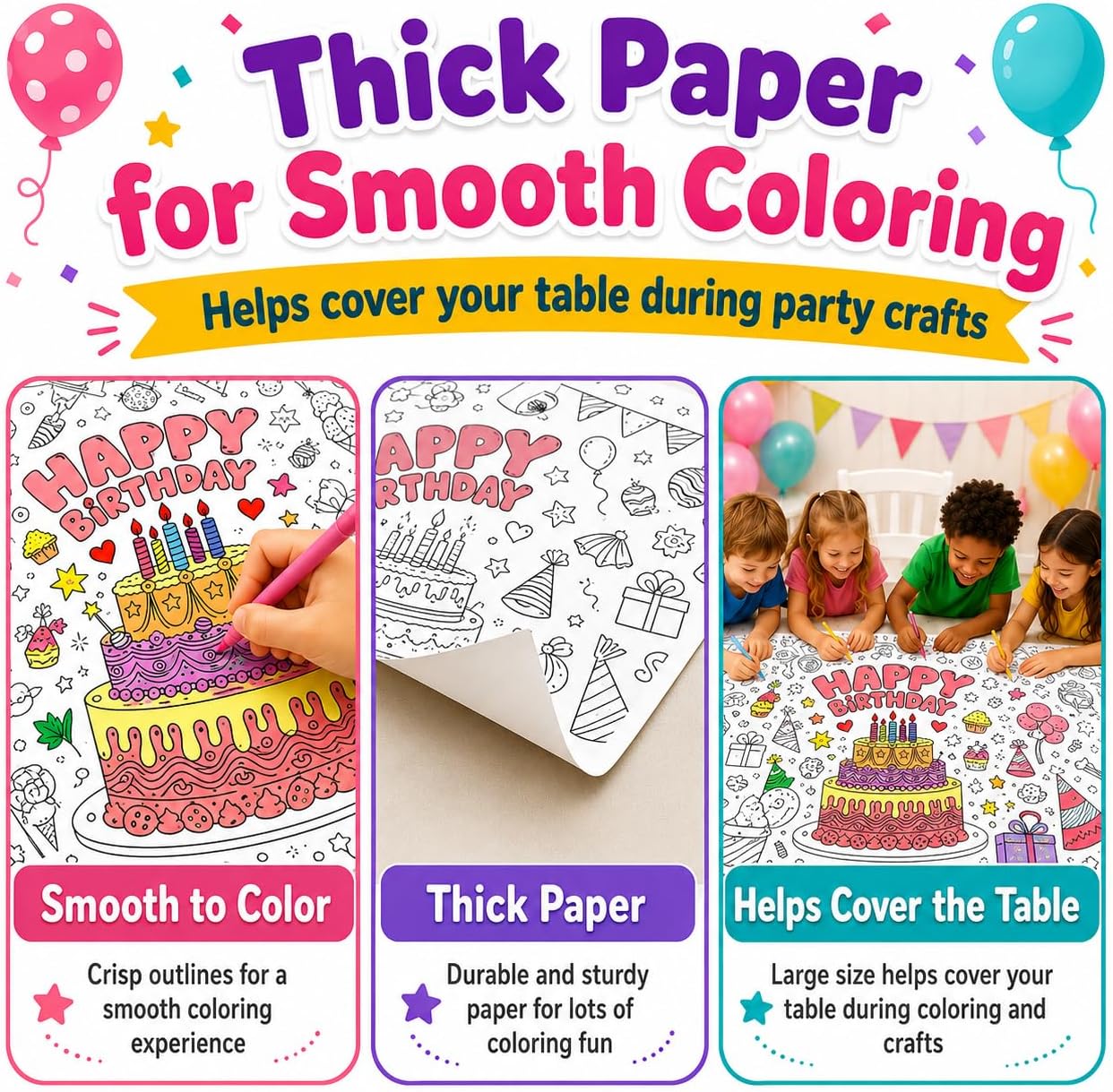 Poster Mewarnai Raksasa untuk  - Art Craft Birthday Party ulasan dan harga