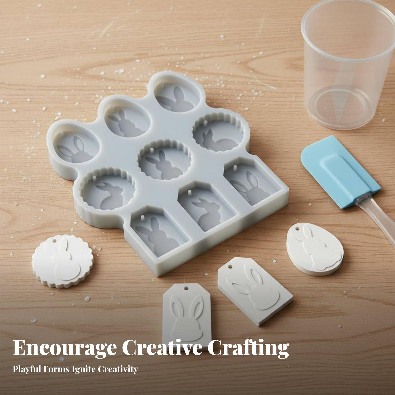 Cetakan Silikon Hare Tag untuk - Art Craft Easter ulasan dan harga