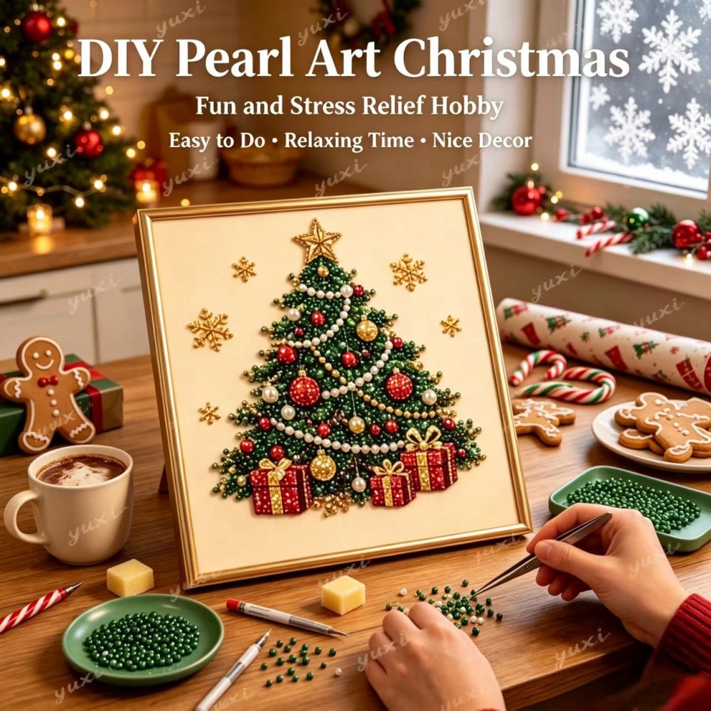 Kit Lukisan Berlian 5D Natal d - Art Craft Birthday Party ulasan dan harga