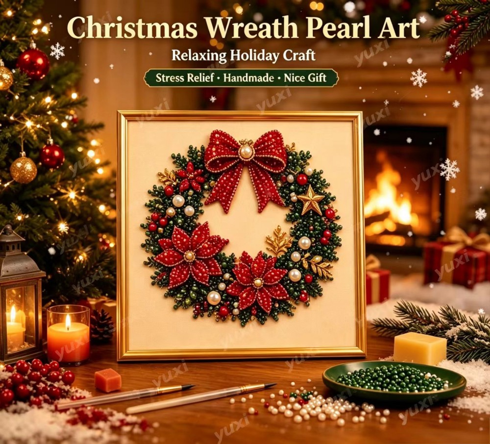 Kit Lukisan Berlian 5D Natal d - Art Craft Birthday Party ulasan dan harga