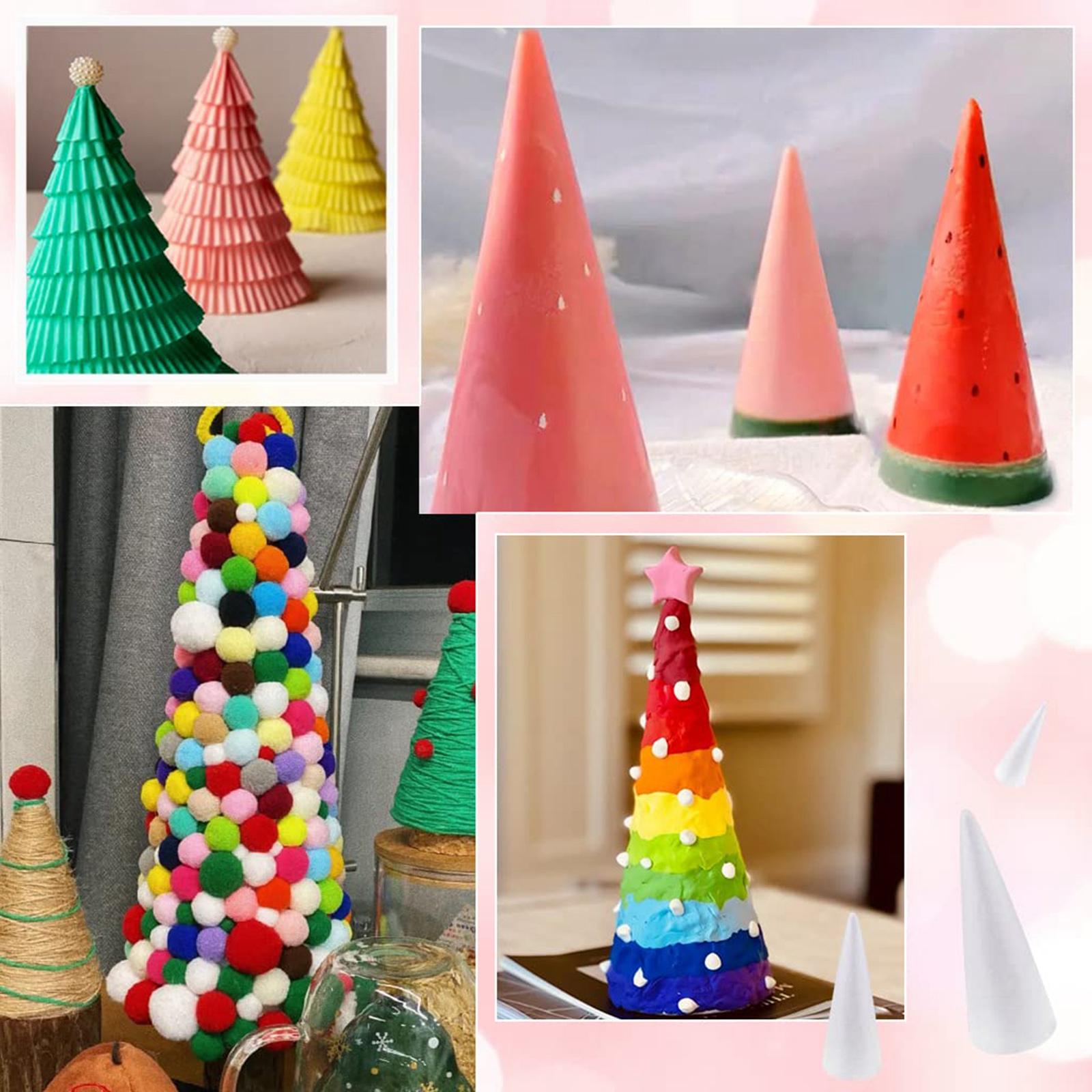 Kerucut Busa Polistirena Putih - Art Craft For Preschool ulasan dan harga