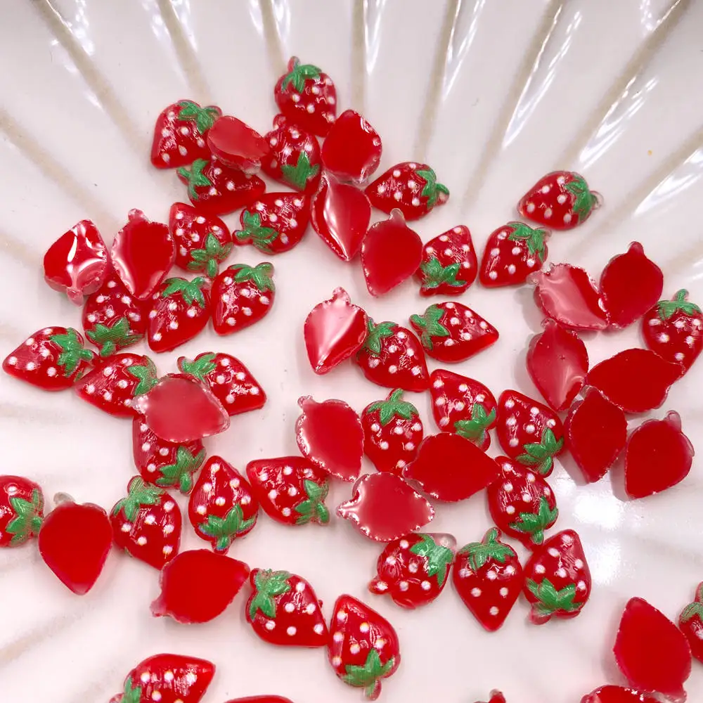 60 Buah Patung Stroberi Merah  - Art Craft Easter ulasan dan harga