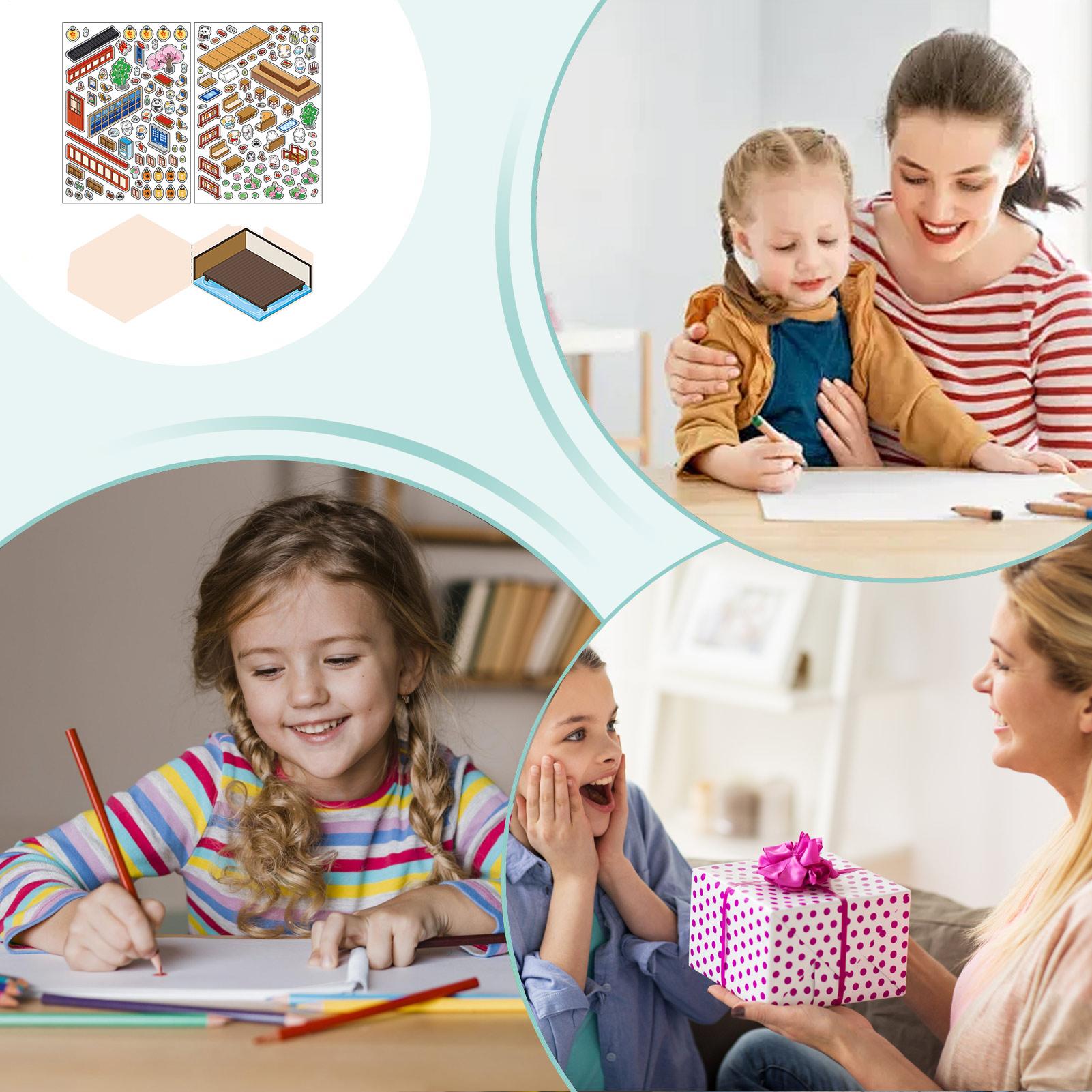 Stiker Kamar Buku Stiker Ruang - Art Craft House Making ulasan dan harga
