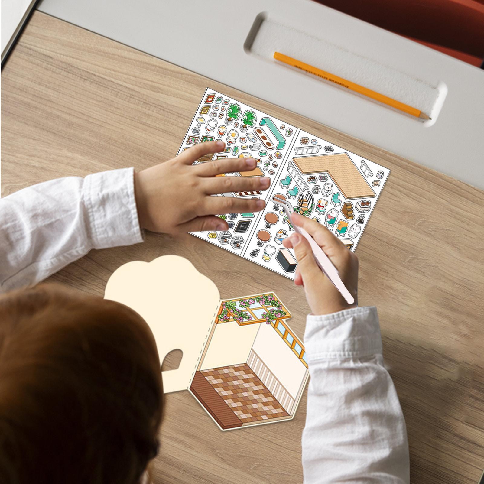 Stiker Kamar Buku Stiker Ruang - Art Craft House Making ulasan dan harga