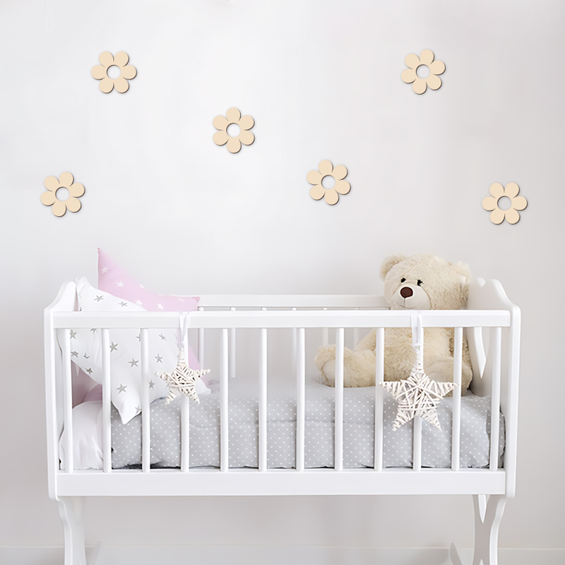 Dekorasi dinding bunga kayu po - Art Craft 2 Year Olds ulasan dan harga