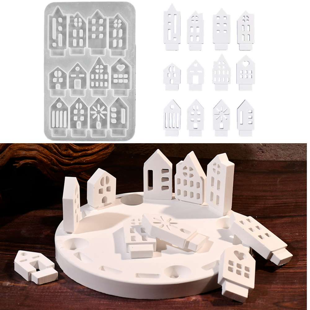 Tempat Lilin Rumah Kecil Beron - Art Craft House Making ulasan dan harga
