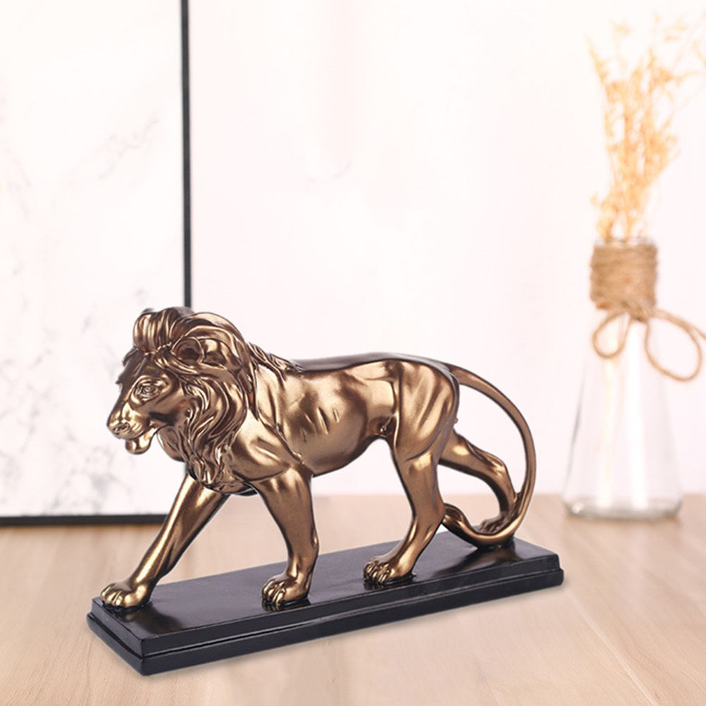 1Pcs Patung Singa Resin Hiasan - Art Craft Lion ulasan dan harga