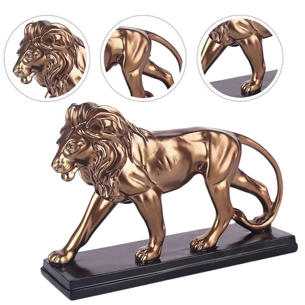 1Pcs Patung Singa Resin Hiasan - Art Craft Lion ulasan dan harga