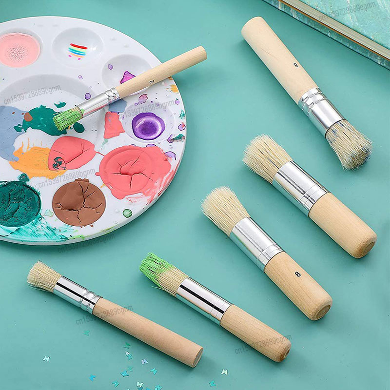 Set seni kuas cat stensil ramb - Art Craft 2 Year Olds ulasan dan harga