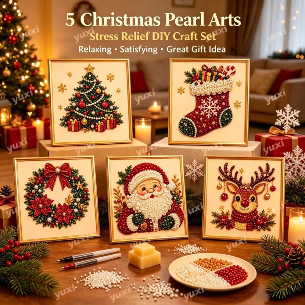 Kit Lukisan Berlian Natal 5D D - Art Craft Birthday Party ulasan dan harga