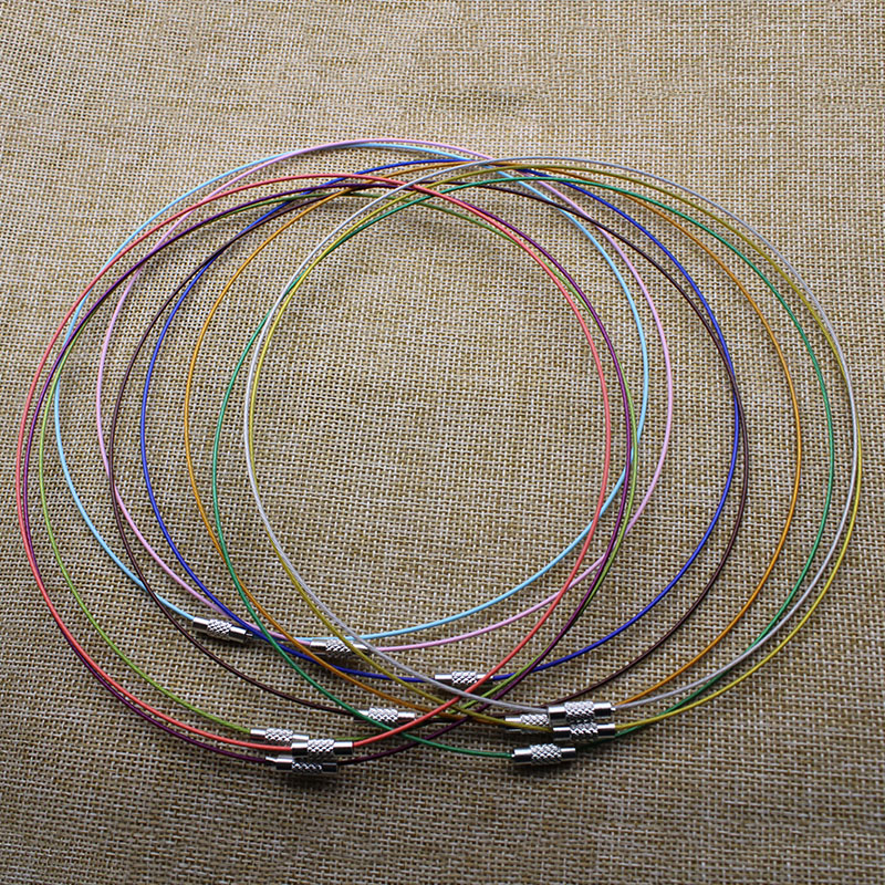 10 buah/lot 1mm Choker baja ta - Art Craft Wire ulasan dan harga