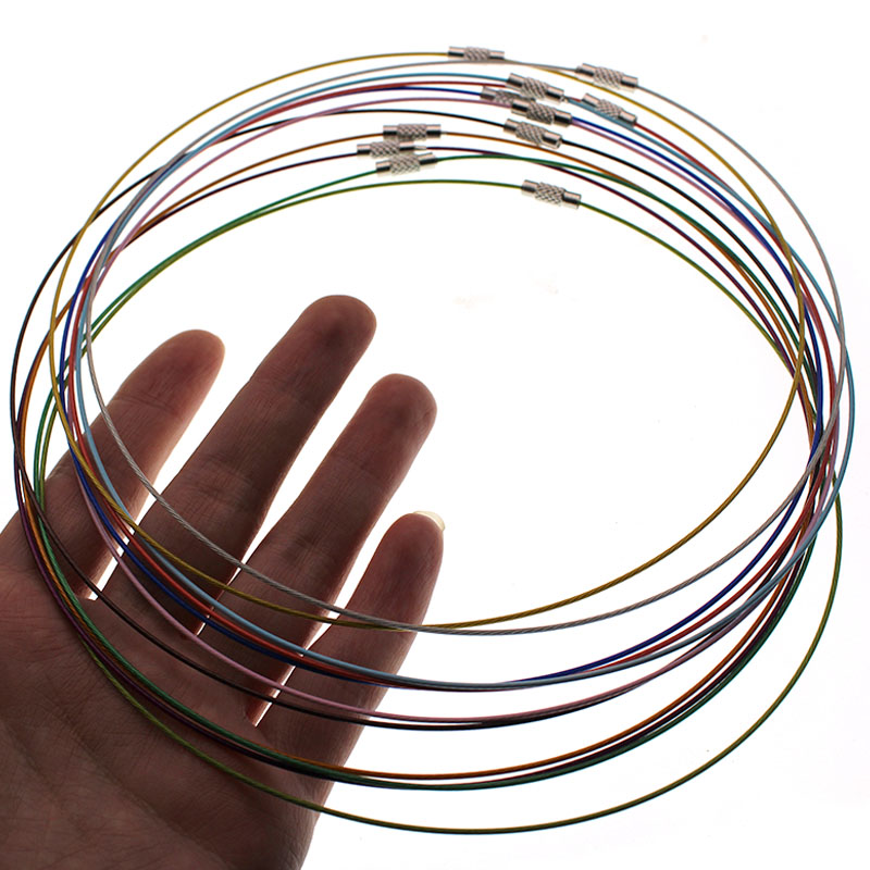 10 buah/lot 1mm Choker baja ta - Art Craft Wire ulasan dan harga