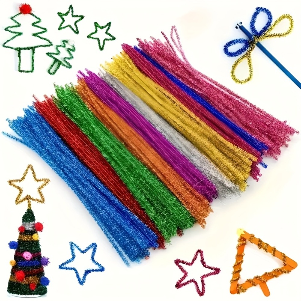 100Pcs 30cm Kawat Bulu Berkila - Art Craft House Making ulasan dan harga