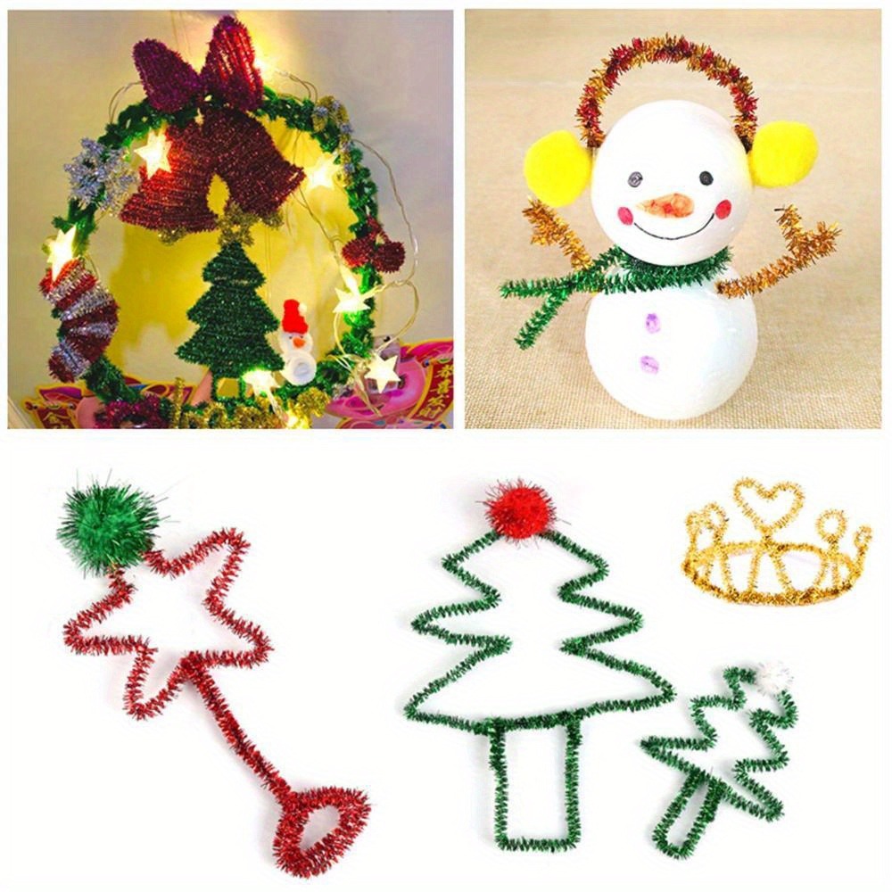 100Pcs 30cm Kawat Bulu Berkila - Art Craft House Making ulasan dan harga