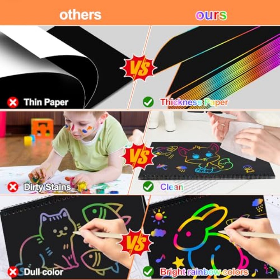 Kertas Gores untuk Kerajinan S - Art Craft 2 Year Olds ulasan dan harga