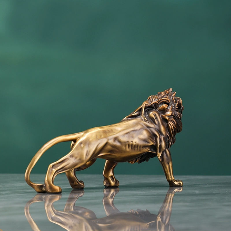Ornamen Patung Singa Tembaga,  - Art Craft Lion ulasan dan harga