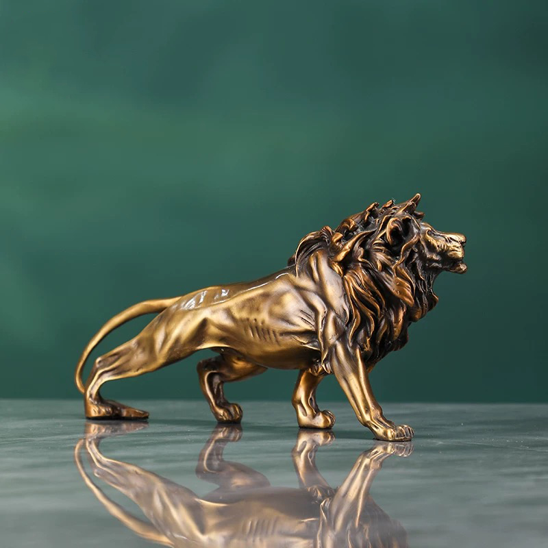 Ornamen Patung Singa Tembaga,  - Art Craft Lion ulasan dan harga