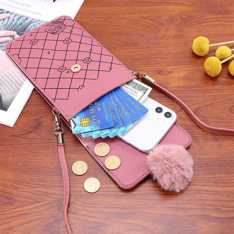 Tas Ponsel Layar Sentuh Pola K - Art Craft Bag ulasan dan harga