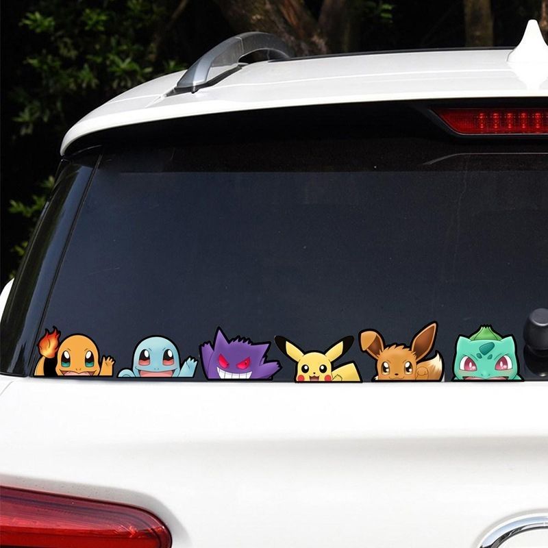 Stiker Mobil Pokémon Perekat S - Art Craft Store ulasan dan harga