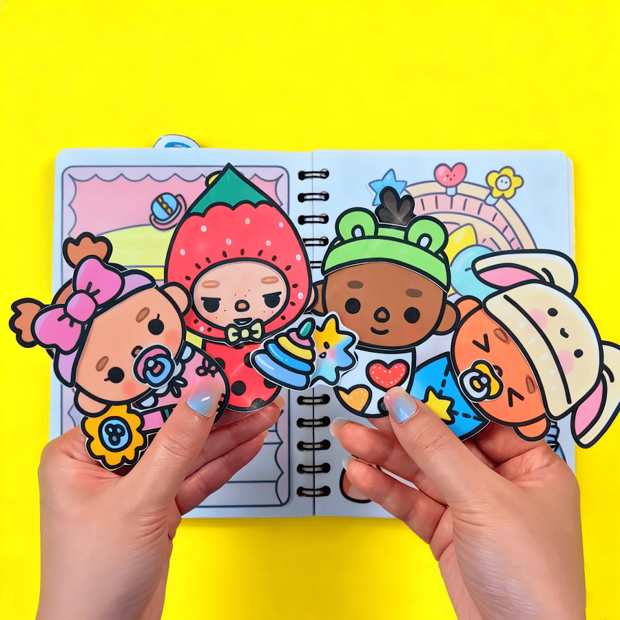 Stiker Kamar Bayi 3D Buku Tena - Art Craft 2 Year Olds ulasan dan harga