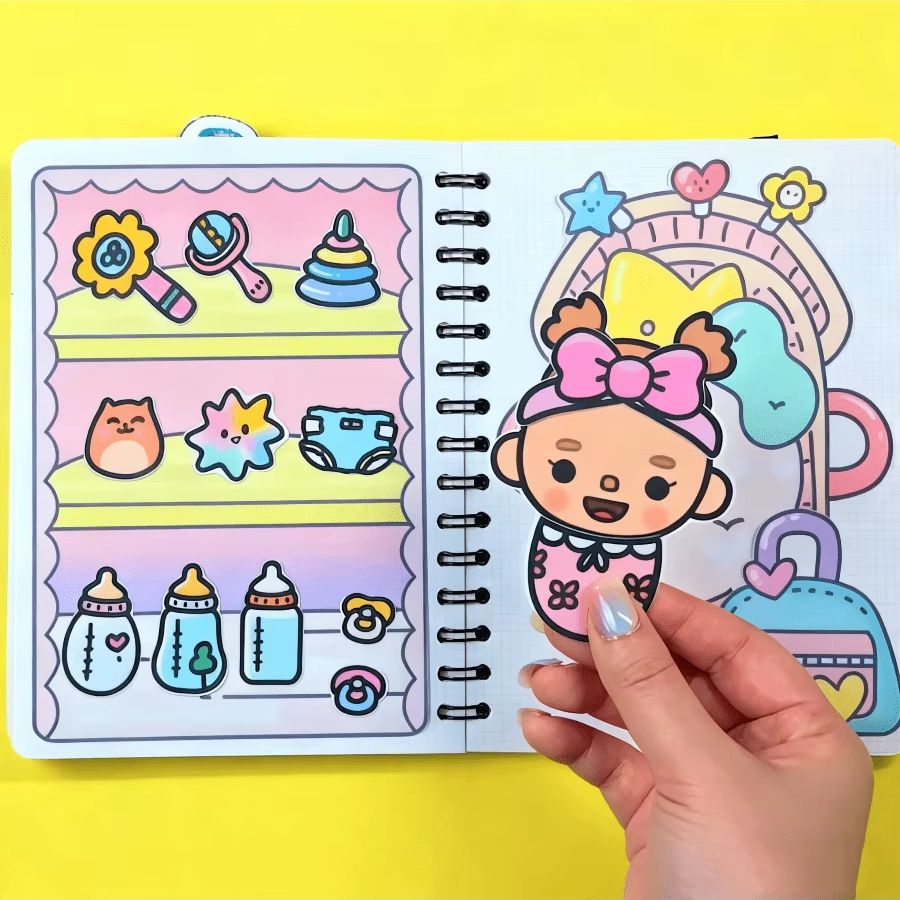 Stiker Kamar Bayi 3D Buku Tena - Art Craft 2 Year Olds ulasan dan harga