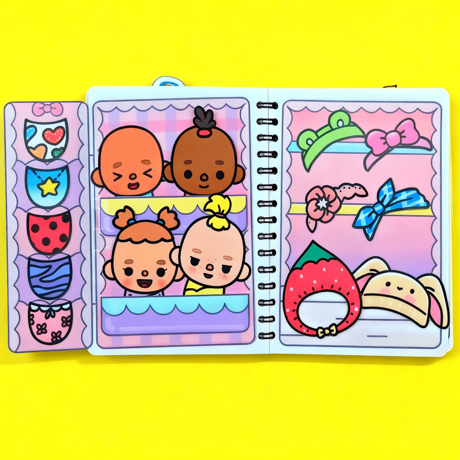 Stiker Kamar Bayi 3D Buku Tena - Art Craft 2 Year Olds ulasan dan harga